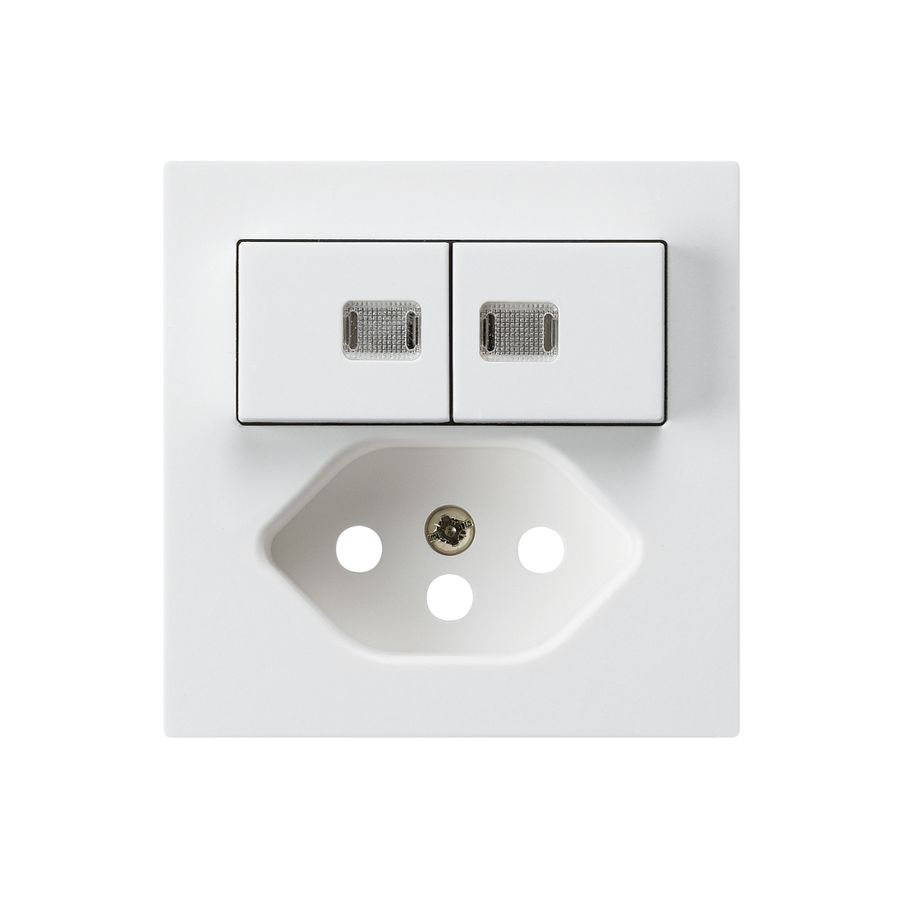 Kit frontale kallysto 60×60 bianco con 2 lenti per combinazione S1/T13