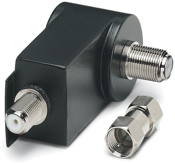 Adapter mit F-Connector Überspannungsschutz integriert