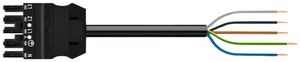 Anschlussleitung WINSTA MIDI 5×2.5mm² 20A 400V 8m Kod.A Kupplung/frei schwarz