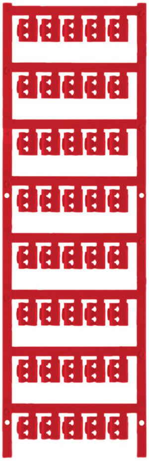 Marqueur de conducteur Weidmüller MultiCard SFC p.Ø1.5…2.5mm 12×5.8mm PA66 rouge