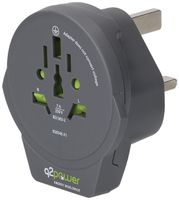 Spina d'adattazione MH q2power WORLD to UK 1×USB