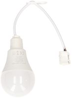 LED-Baustellenleuchte MAX HAURI 9W 900lm 4000K Kabel 170mm mit Klemmen IP20