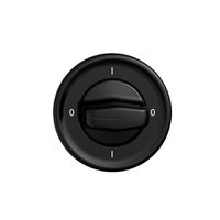 Kit frontal STANDARDdue 0-1-0-1 noir pour interrupteur rotatif