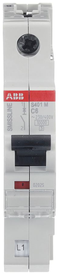 Disjoncteur SMISSLINE TP S 1×6A C 10kA