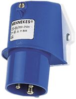 Wandstecker CEE Mennekes 2LPE 16A 6h 230V IP44