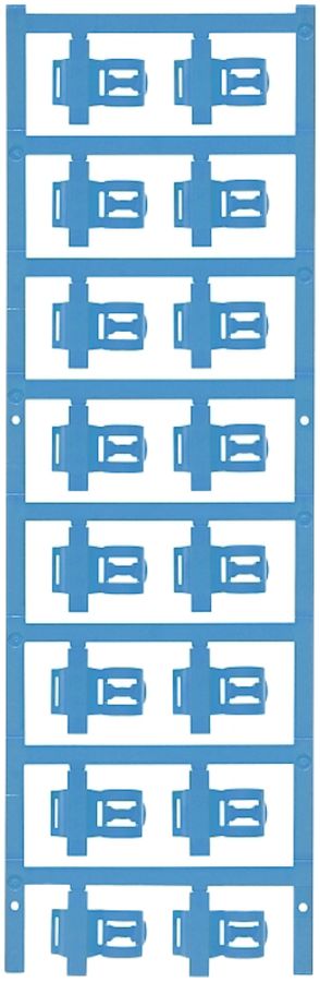 Marcatore di conduttore Weidmüller MultiCard SFC p.Ø3.5…7mm 21×12.5mm PA66 blu