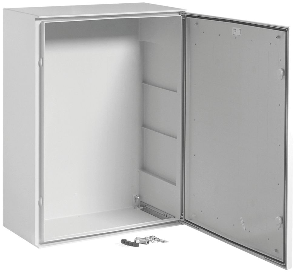 AP-Verteiler Hager Orion.Plus Polyester 600×800×300mm IP65 SKII hellgrau