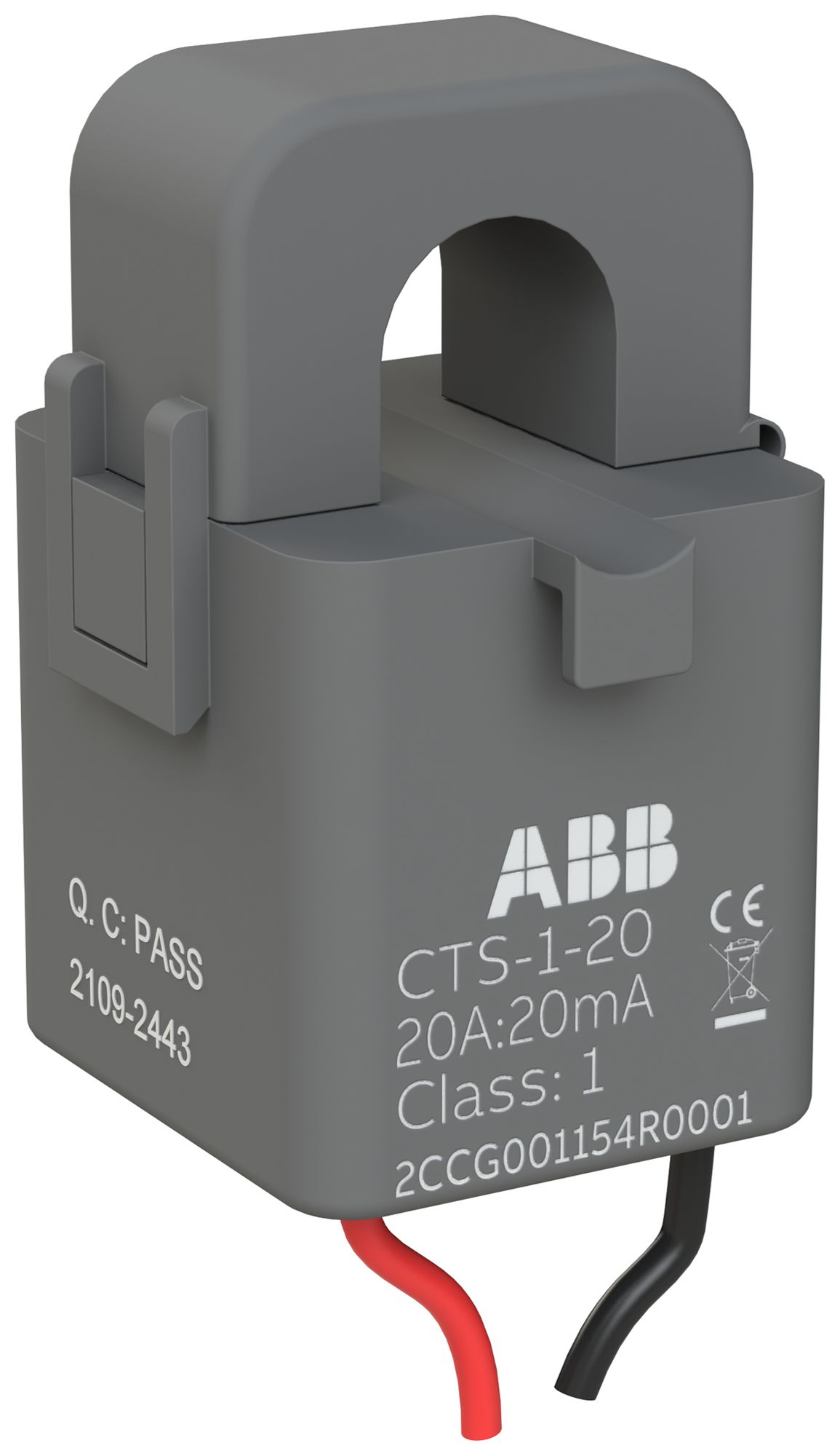 Trasformatore di corrente ABB CTS-1-20 20A per INS-E3 per conduttore ≤10mm²