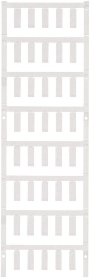 Marqueur d'appareil Weidmüller MultiCard ESG auto-adhésive 17×6mm PA66 blanc