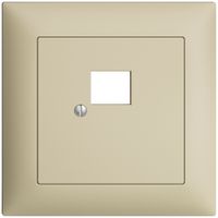 UP-Frontset EDIZIOdue vanille 88×88mm 1×RJ45