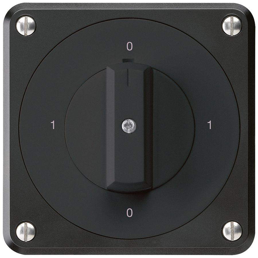 Interrupteur rotatif ENC robusto IP55 schéma 0/2P noir