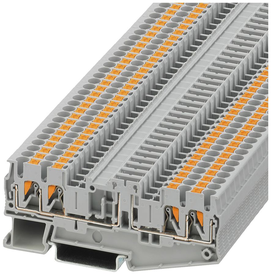 Borne à fonction 0.14…4mm² 4×Push-In gris