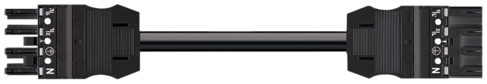 Verbindungsleitung WINSTA MIDI 4×1.5mm² 16A 400V 8m Kod.A schwarz