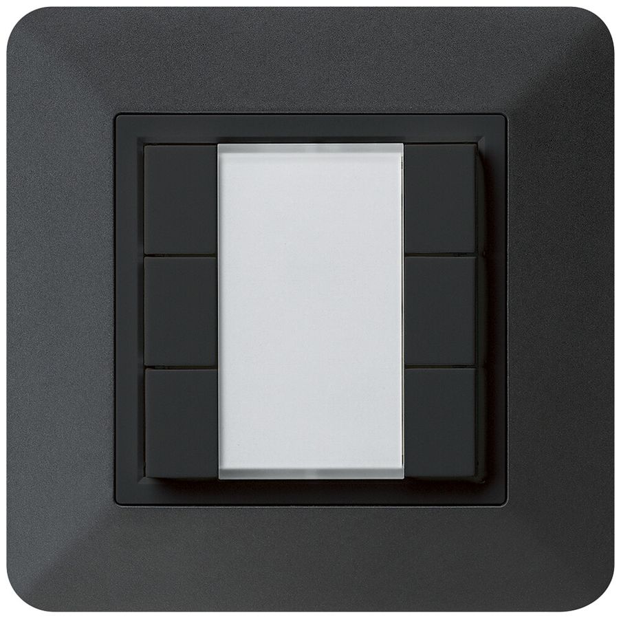 AP-Multifunktionstaster kallysto.trend KNX RF 6-fach schwarz