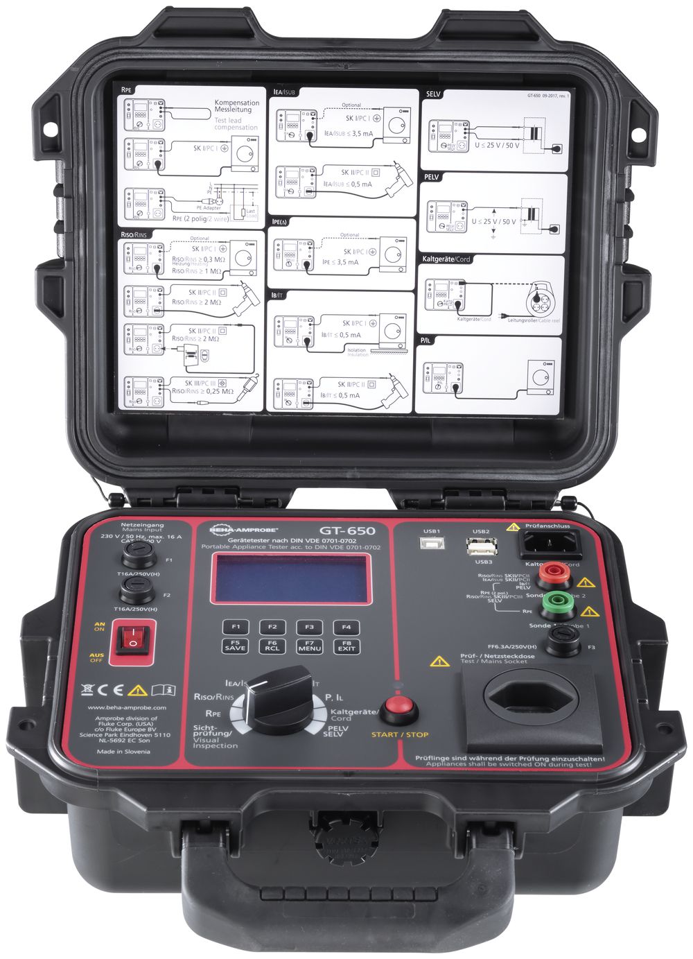 Gerätetester Fluke GT-650-CH SNR 462638 / VDE 0701-0702
