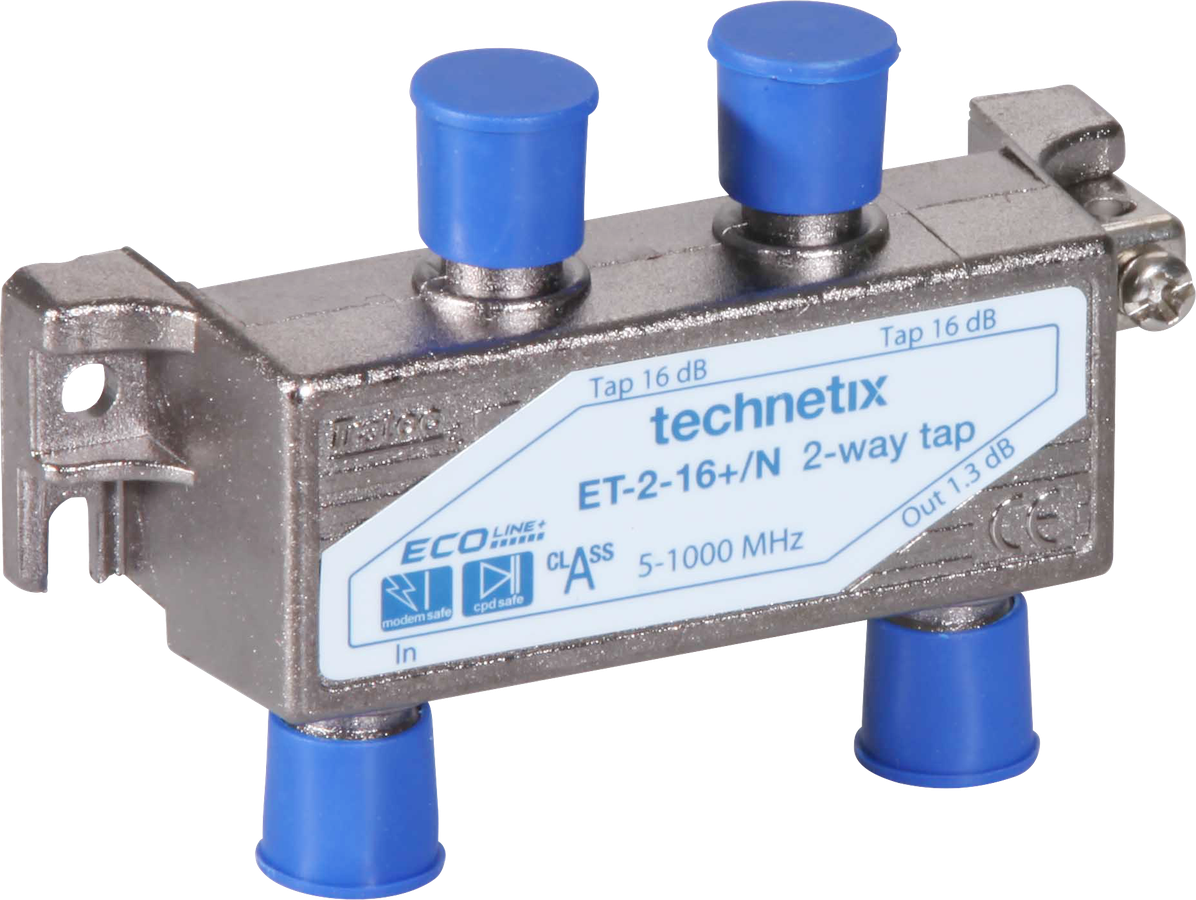 Abzweiger 2-fach ET-2-16+/N-G mit Modem Safe