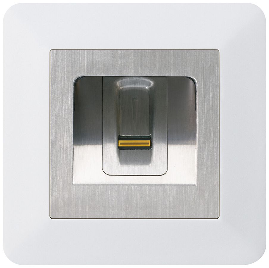 Lecteur digital ENC Hager ekey arte kallysto.trend C blanc ultra