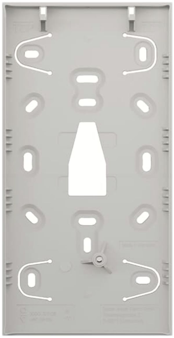 Cadre AP ABB-Tenton, pour dispositif de commande grand, alu-argent