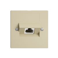 UP-Dose 1×RJ45/u 4P ITplus EDIZIOdue vanille