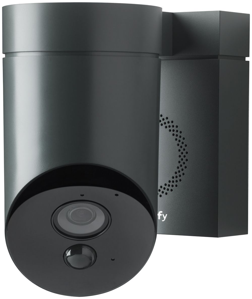 Caméra dôme Somfy V2 Pro Wi-Fi 110…230V 130° IR+LED IP54 anthracite