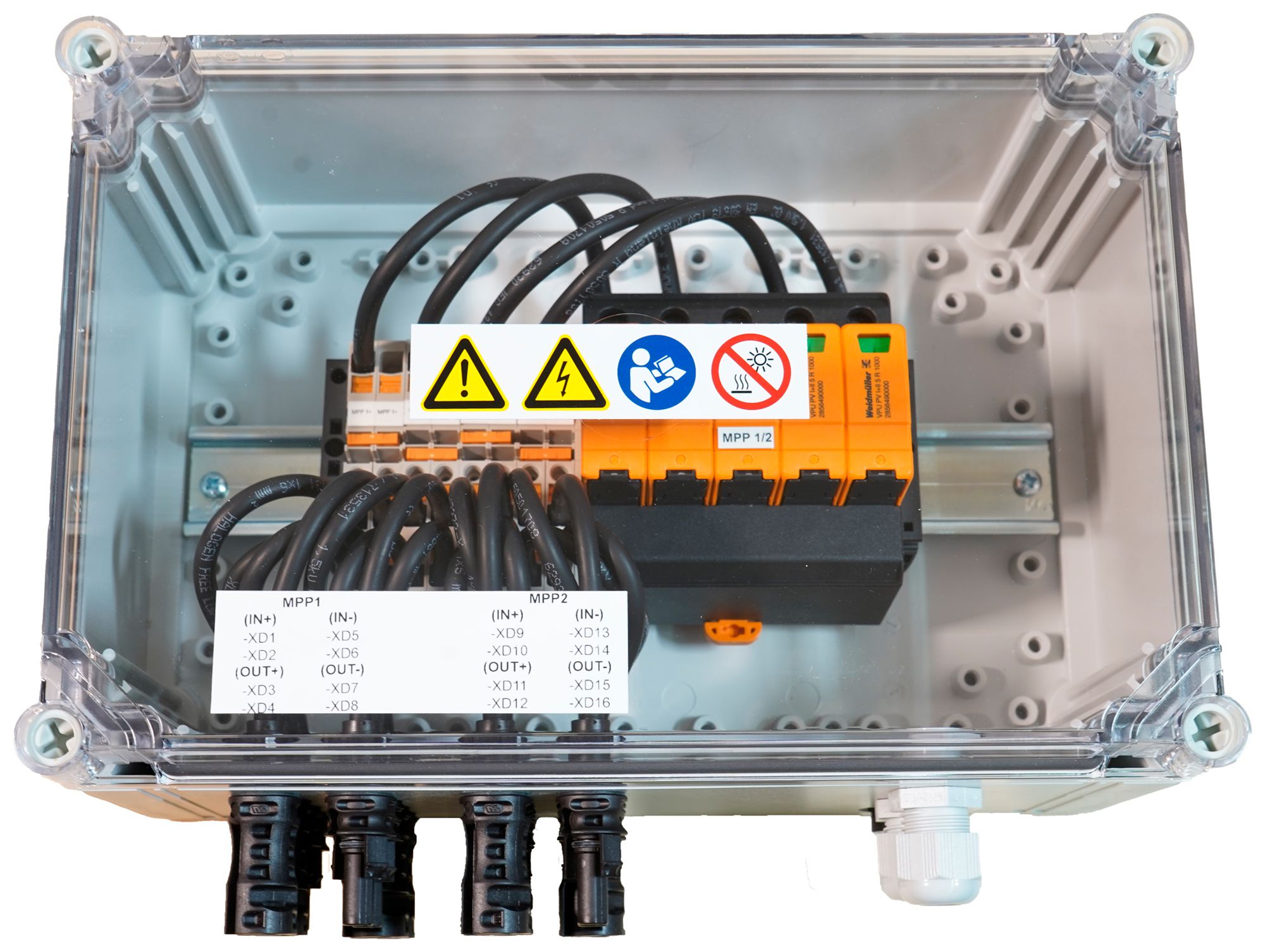 Generatoranschlusskasten WM GAK PVC DC 2I 2O 2MPP SPD1R EVO 11