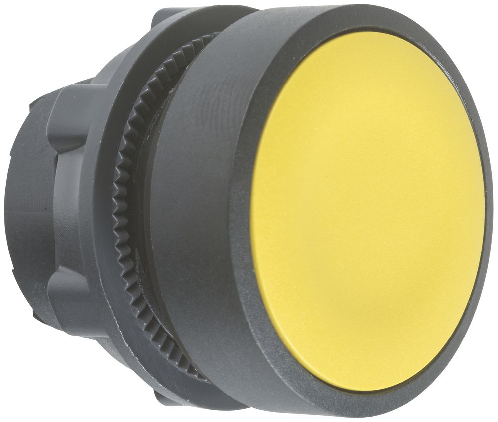 Taster Schneider Electric flach gelb