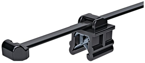 Clip d'arrêt avec collier EdgeClip T50ROSEC19, haut à plomb 3…6mm PA66HS