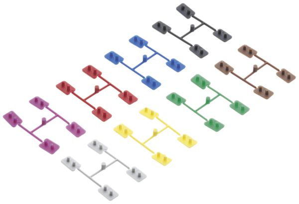 Clip colore R&M RMS45 blu per RMS45 interno+spina