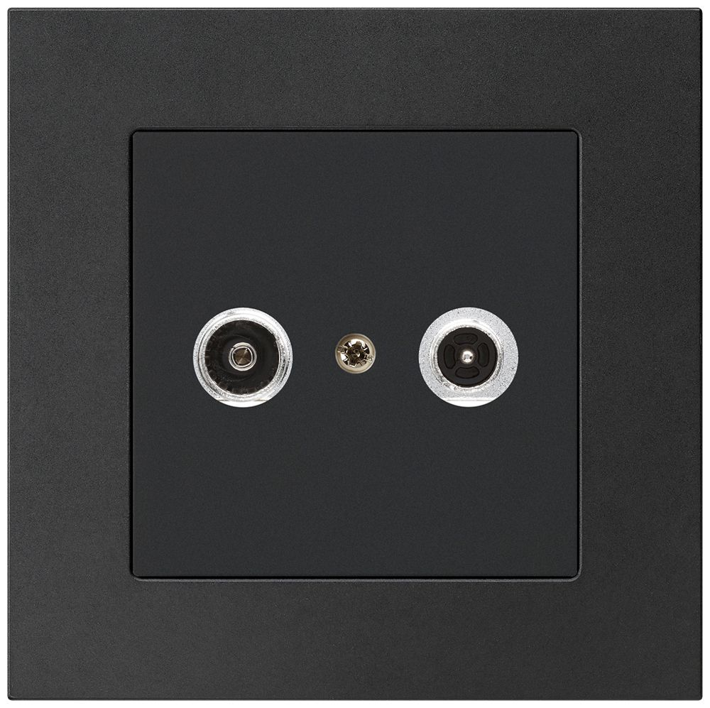 UP-Antennendose kallysto.pro R/TV 19dB 2GHz schwarz