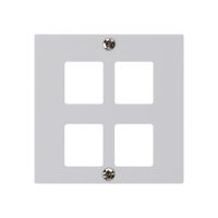 Placca frontale HMS kallysto per 4 moduli grigio chiaro