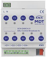 REG-Gateway KNX/DALI MDT SCN-DABC4.01 4-Kan 32TE/Kanal 110…240VUC 4TE