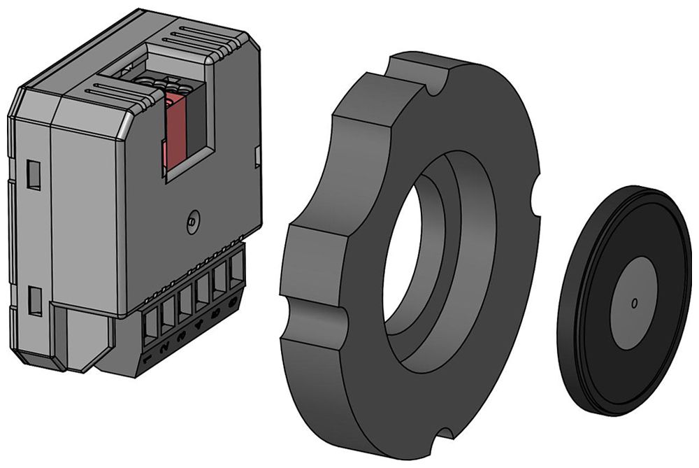 EB-KNX-Schnittstelle AS 36.13 für Audio 3 Binäreingänge mit Lautsprecher