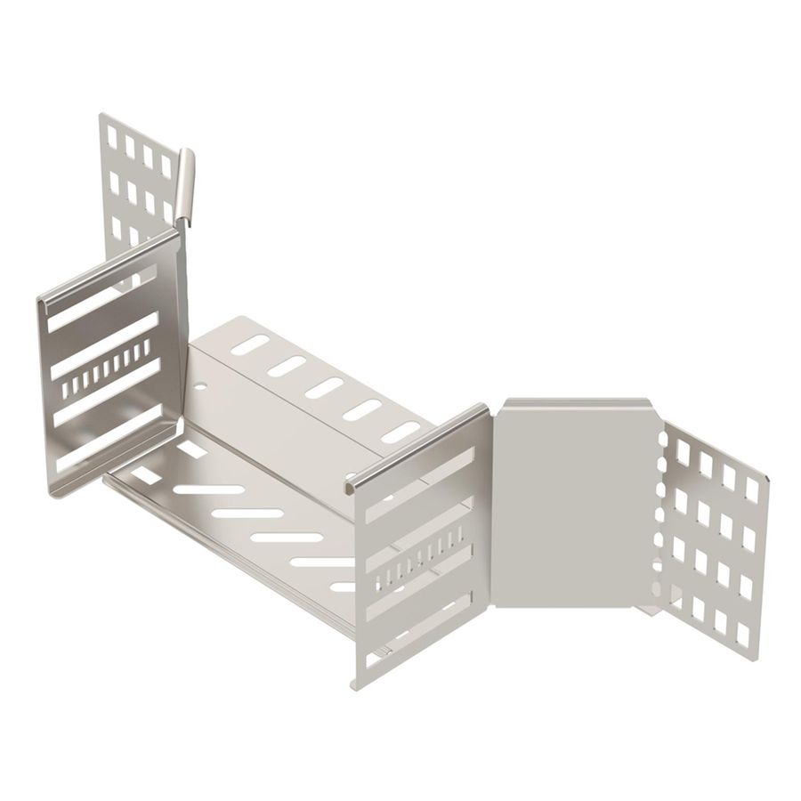 Sortie en T BET RAA 110×200mm acier fin A2 brut