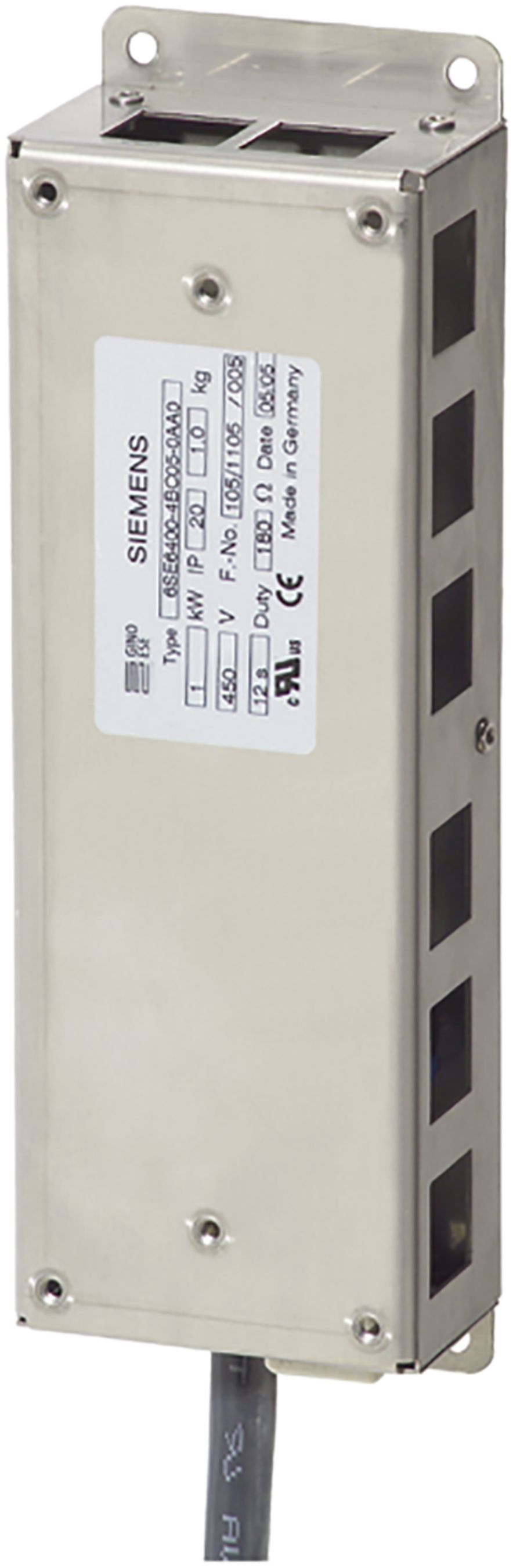 Resistenza di frenata Siemens per SINAMICS V20 e MICROMASTER 4, 1kW/0.05kW 180Ω