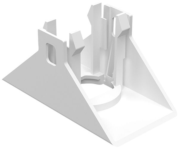 Fixation ESYLUX COMPACT MINI HOLDER WEC blanc