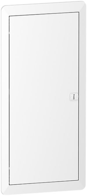 Porte SE Resi9 avec cadre 4 rangées pour 12UM/rangée IP30 344×749×90mm