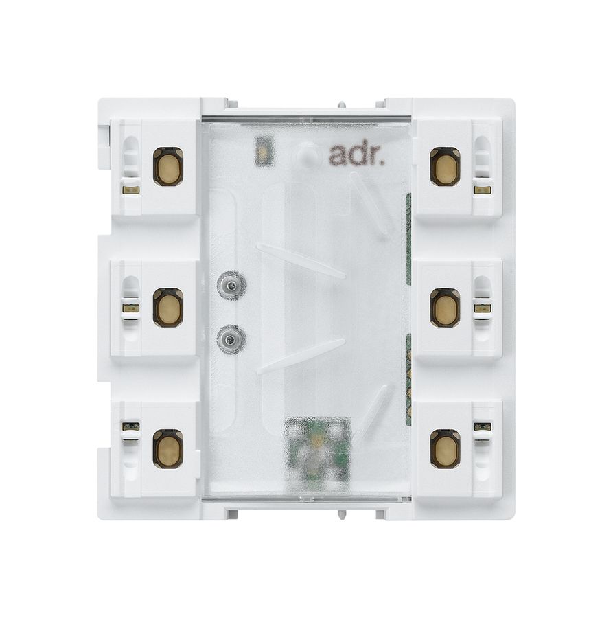 Taster 6×KNX-BCU Hager mit RGB LED systemlink/easylink