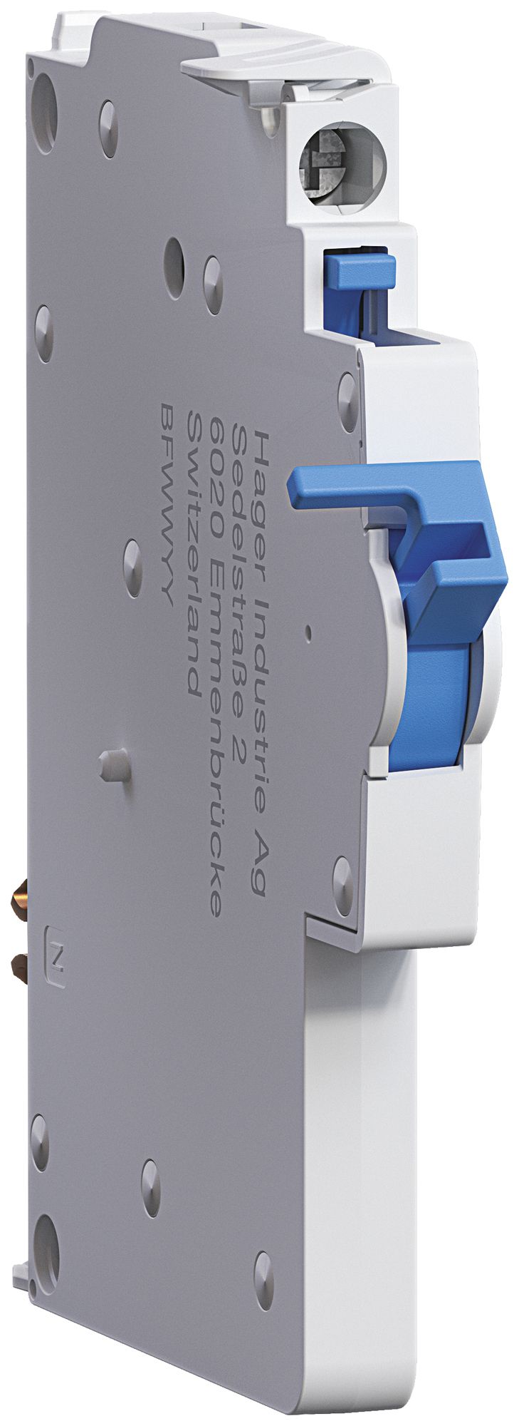 Neutralleitertrenner Hager uniway, Breite 9mm, 63A