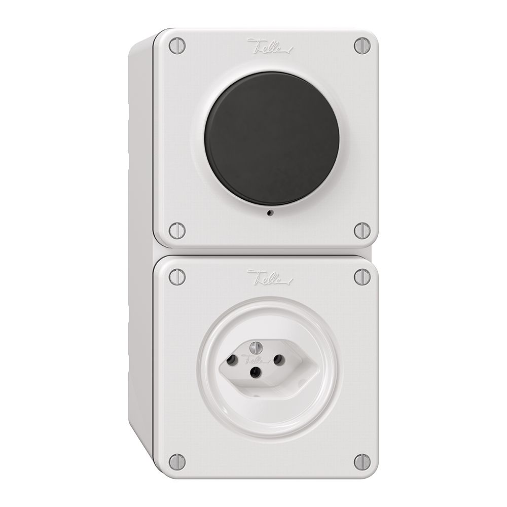 NAPU-Kombination NEVO, 2×1, 1×Sch 3/1 L / 1×Typ 13, weiss