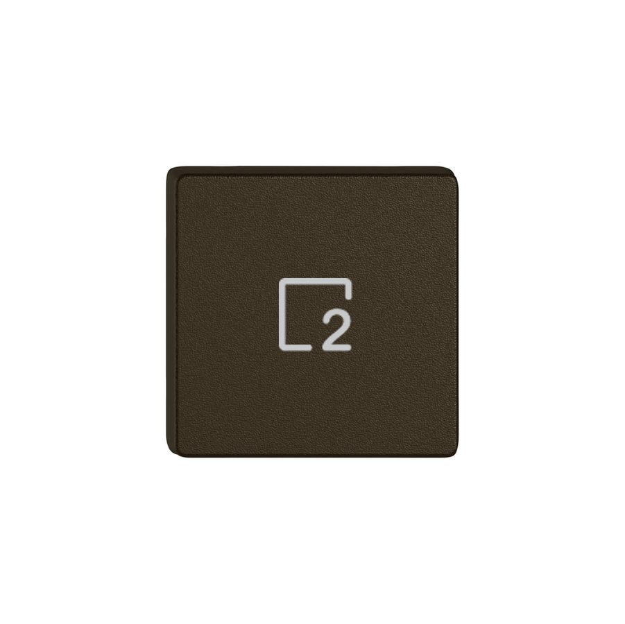 Taste 1/4 EDIZIO.liv Wiser mit SNAPFIX® mit Symbol Szene 2 br