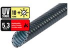 KRGK-Rohr Plica PE-UV M16 biegsam PVC -15…60°C schwarz