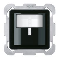 Rilevatore di movimento INC Hager basico B KNX nero