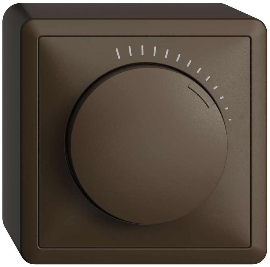 Régulateur de vitesse AP EDUE 230VAC, 1 phase, 20…400VA, 74×74mm, coffee