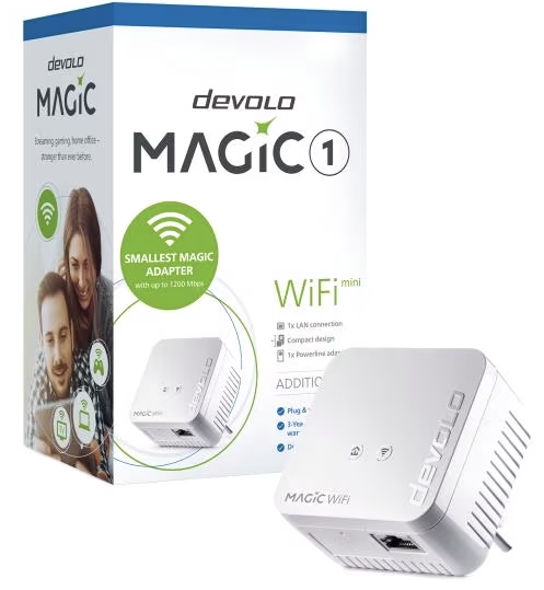 devolo Powerline Magic 1 WIFI mini Erweiterungsadapter