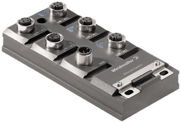 Switch WM IE-SW-IP67-5M12, 5×M12 codage D FE unmanaged