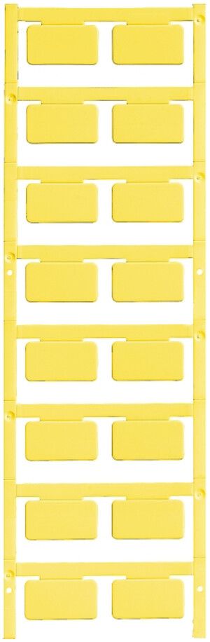 Marcatore per apparecchi Weidmüller MultiCard CC 15×27mm PA66 giallo