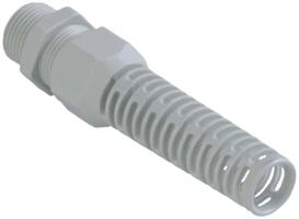 Kabelverschraubung AGRO PA M12×1.5 Ø2.5…6.5mm hellgrau mit Knickschutztülle lang