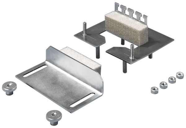 Passacavi Rittal CP 6052.500 per Comfort-Panel Ø130mm acciaio grigio