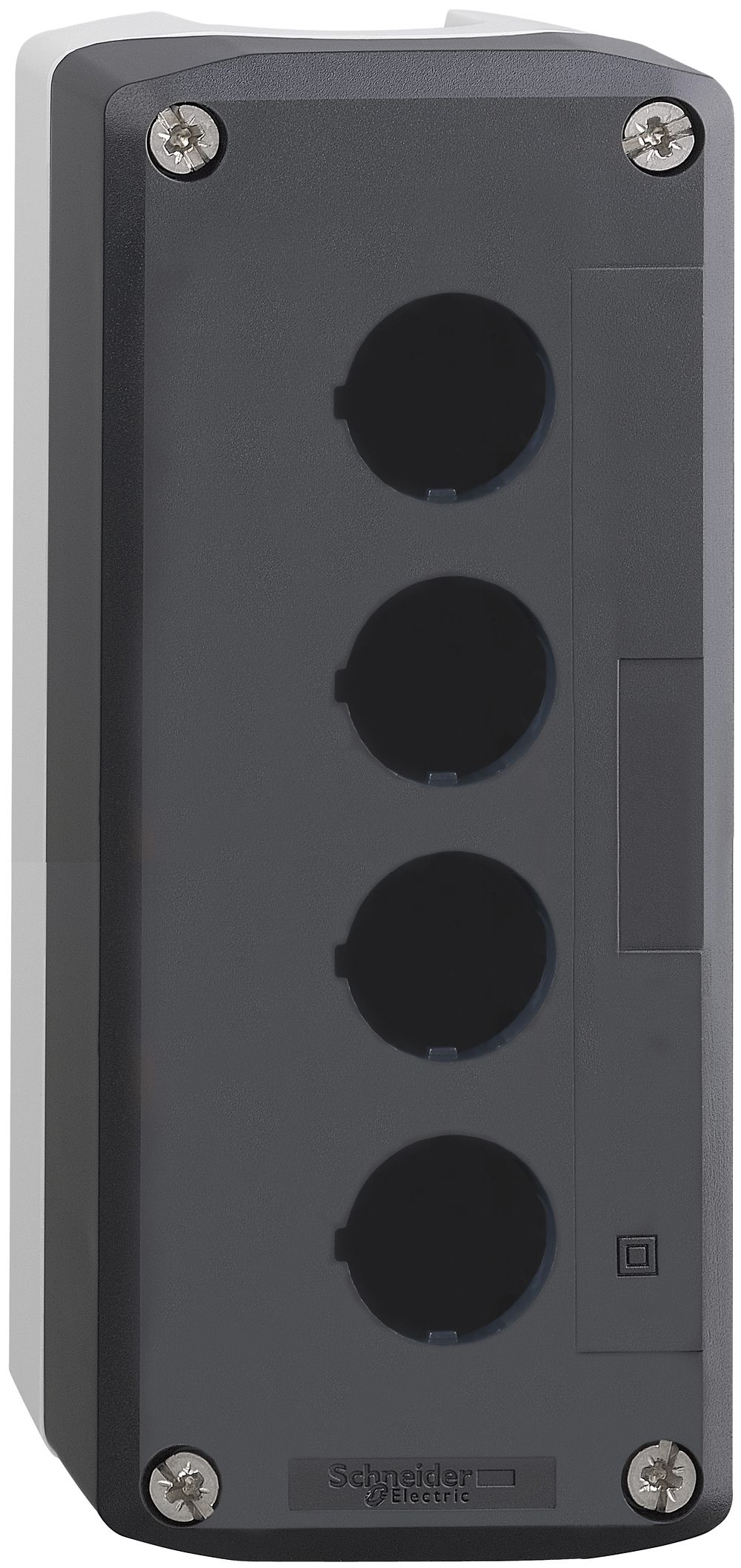Boîte de commande AP Schneider Electric 4 éléments gris clair