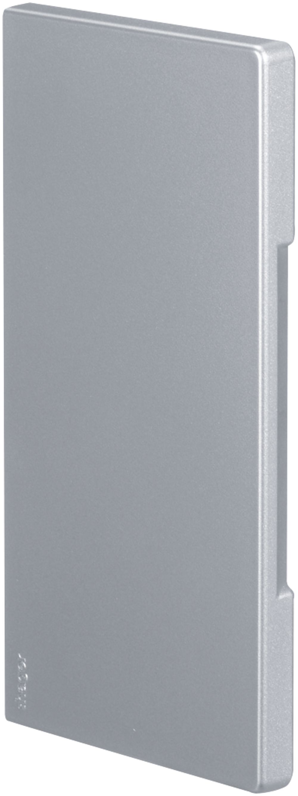 Abschlussplatte Hager BRA 85170 PC/ABS alu